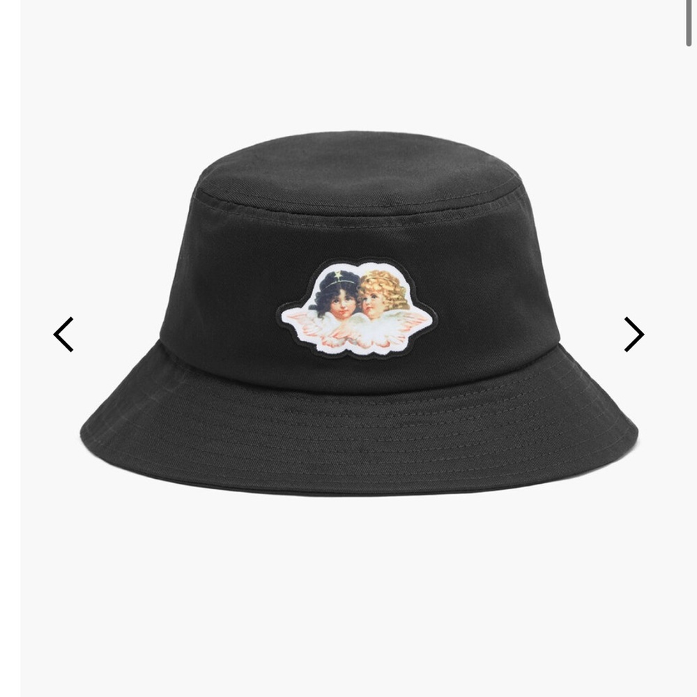 Black Fiorucci Bucket Hat